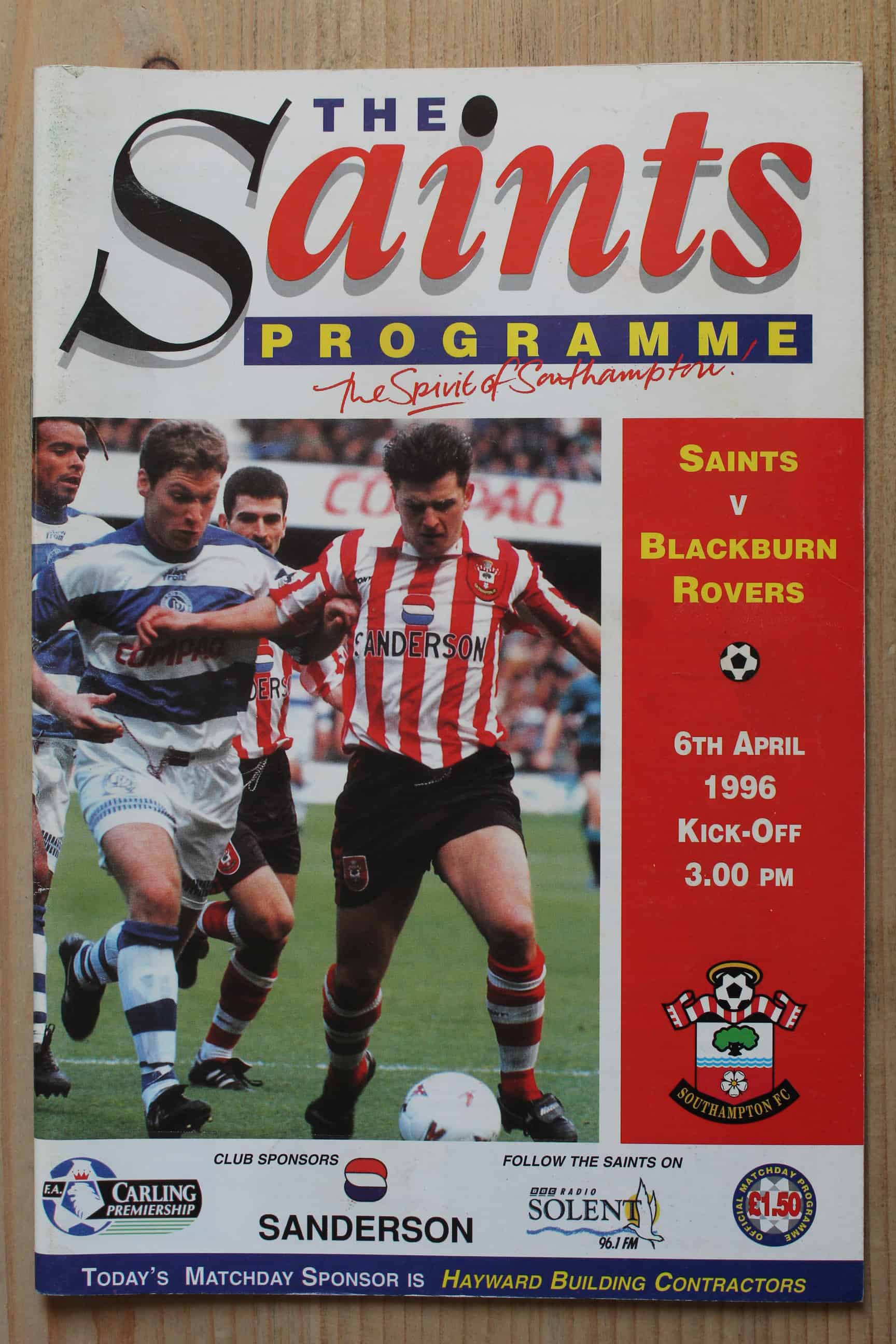 Southampton FC v Blackburn Rovers FC